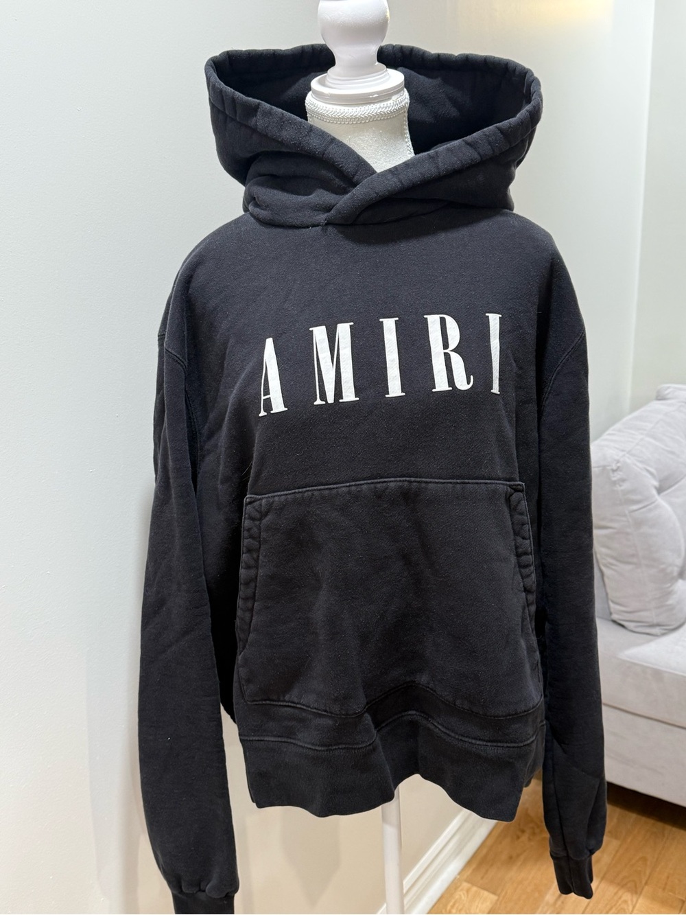 AMIRI Men's Black Logo Hoodie